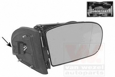 VAN WEZEL 3032854 -  Наружное зеркало